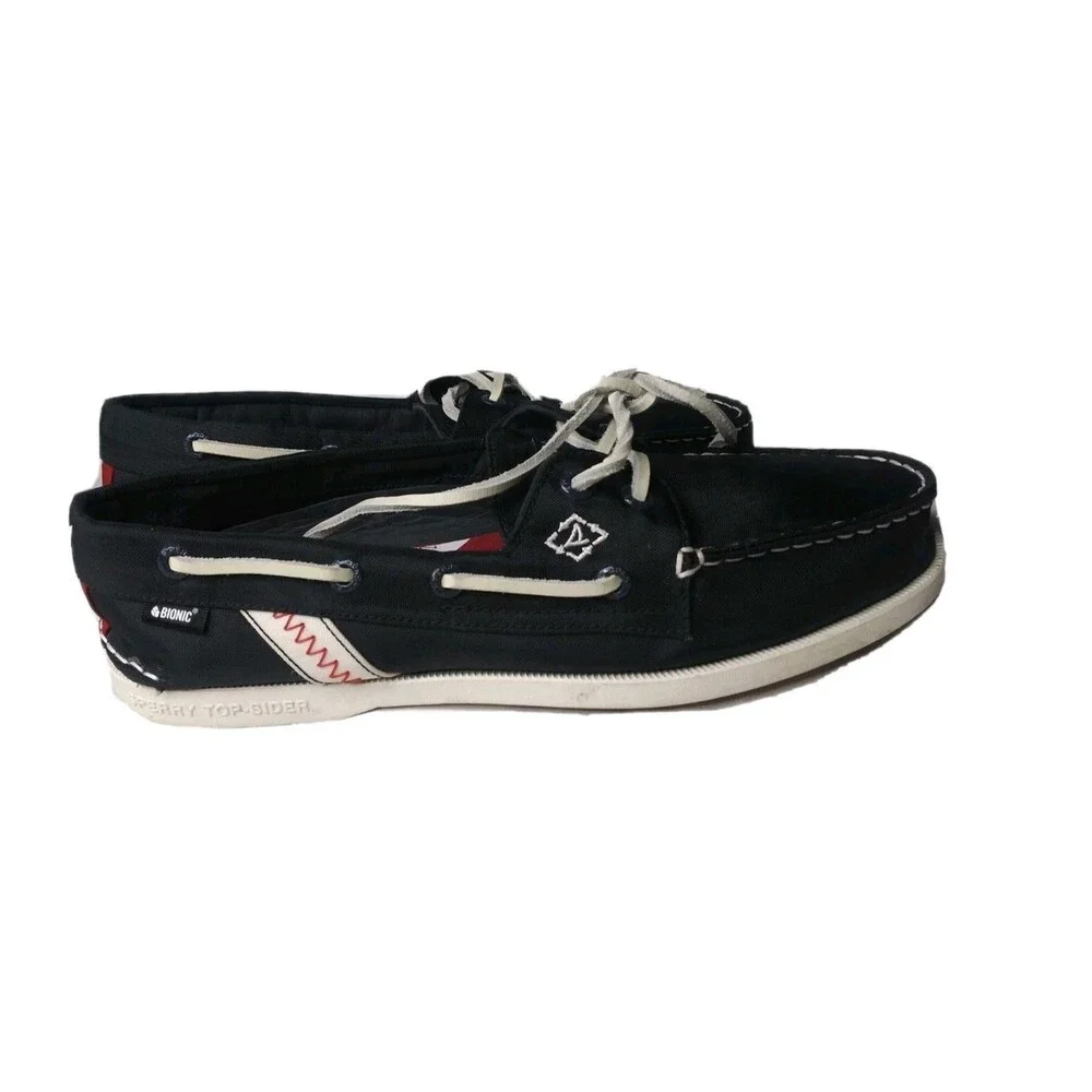 Sperry Top-Sider 2-Eye Bionic Boat Shoes Men's Size 8 Navy